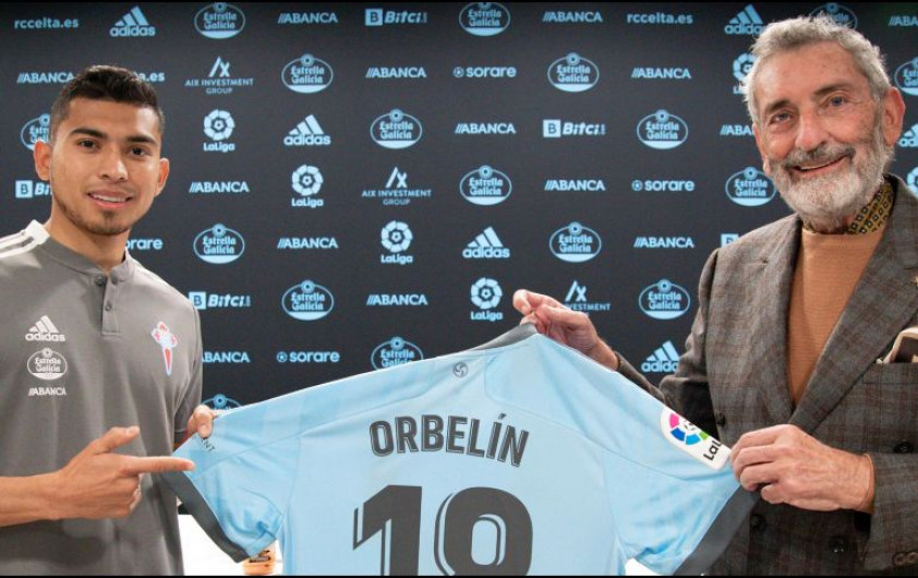 Orbelín Pineda revela su nuevo número con el Celta de Vigo