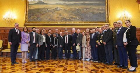 AMLO recibe a Congresistas de EEUU tras críticas de inseguridad