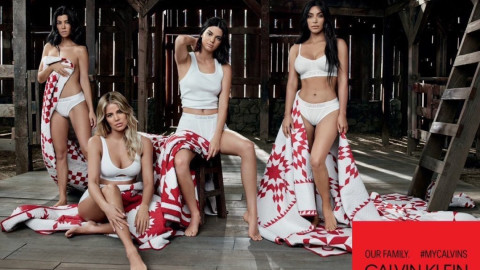 Las Kardashian-Jenner, en ropa interior para Calvin Klein