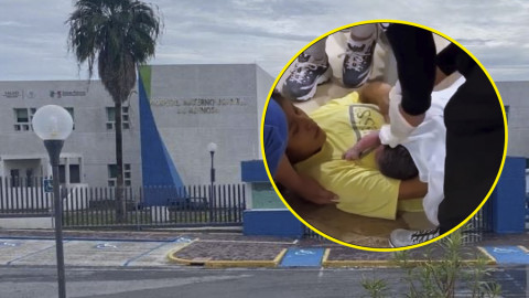 Mujer da a luz en sala de espera de hospital en Reynosa