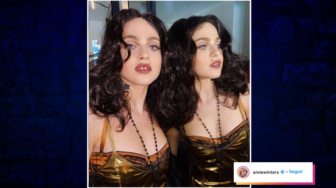 Anne Winters sorprende con su transformación de Madonna 