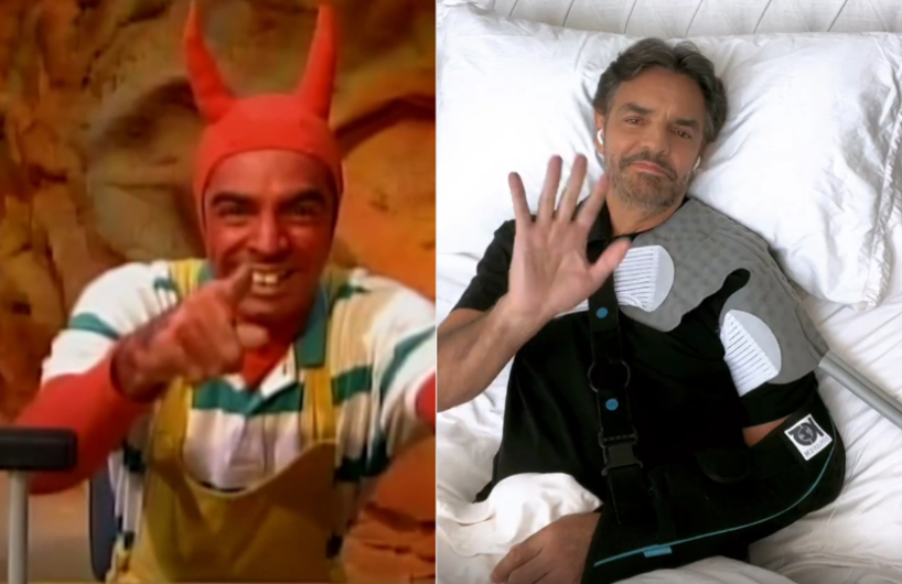Con divertido vídeo Eugenio Derbez cuenta detalles de su accidente 