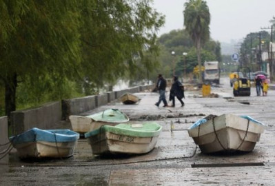 Comienza a sentirse Katia en Veracruz