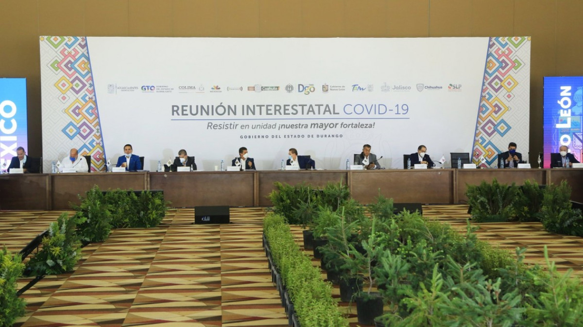 Realizan gobernadores Reunión Interestatal COVID-19