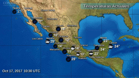 Descenso de temperatura se prevé en varios estados