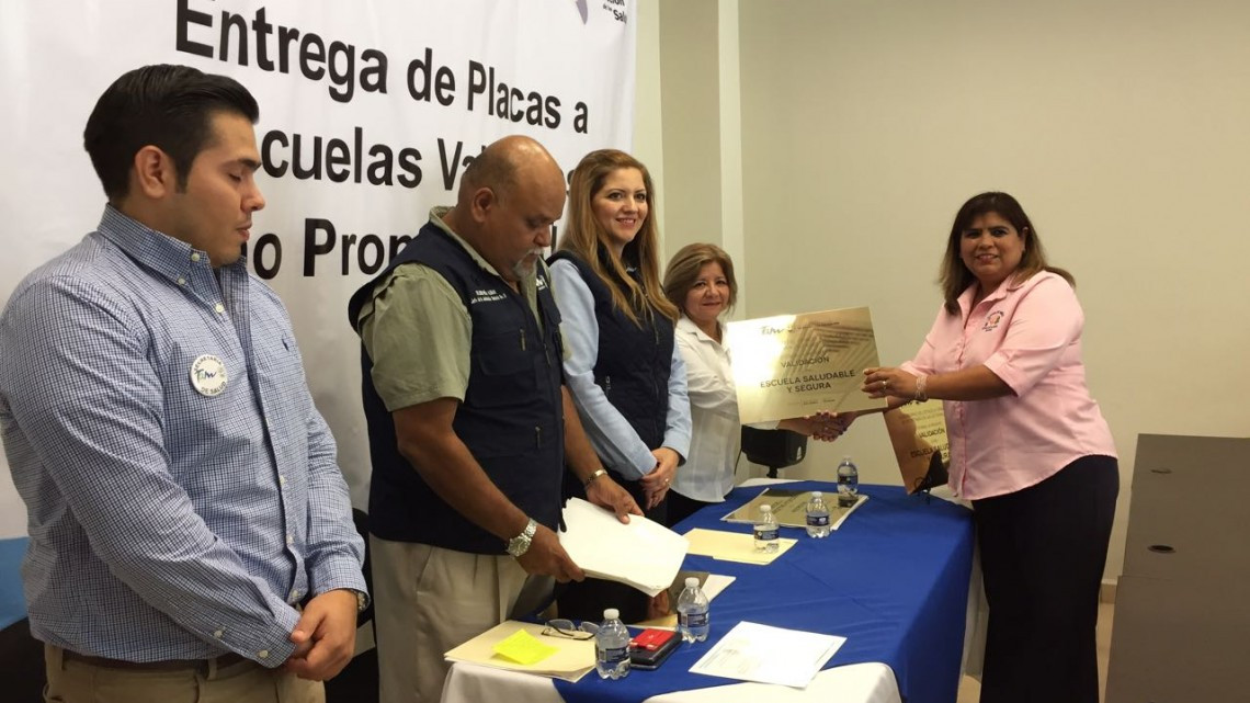 Sector Salud certifica a escuelas de Matamoros