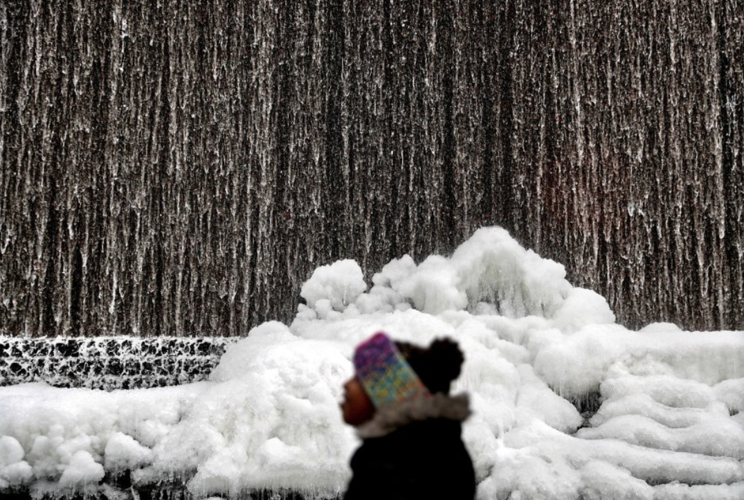 Heladas en EU y Canadá en imágenes