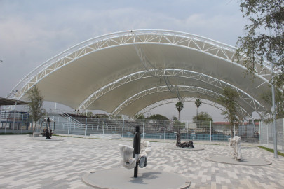 Avanza remodelación en la alberca de la Unidad Deportiva Adolfo Ruiz Cortines