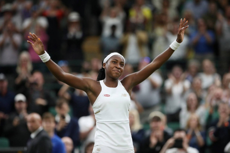 Cori Gauff sigue haciendo historia en Wimbledon