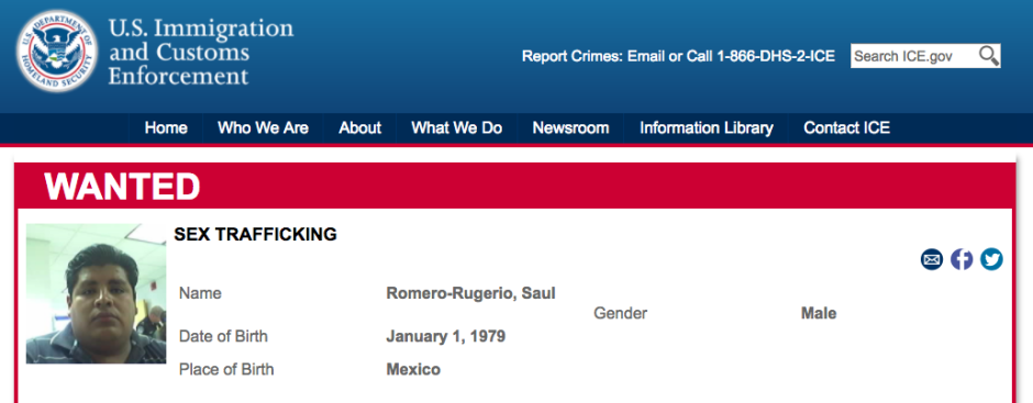 En EU capturan a uno de los más buscados por explotación infantil