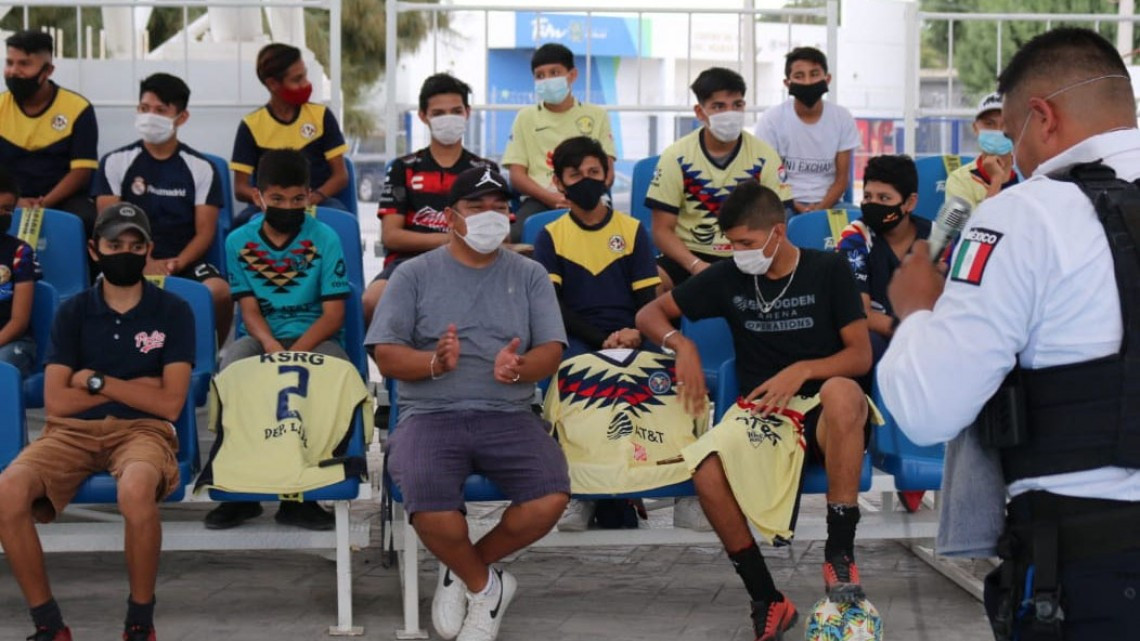 Realiza SSP actividades del programa ‘‘Prevención Juvenil’’ en la colonia Aquiles Serdán