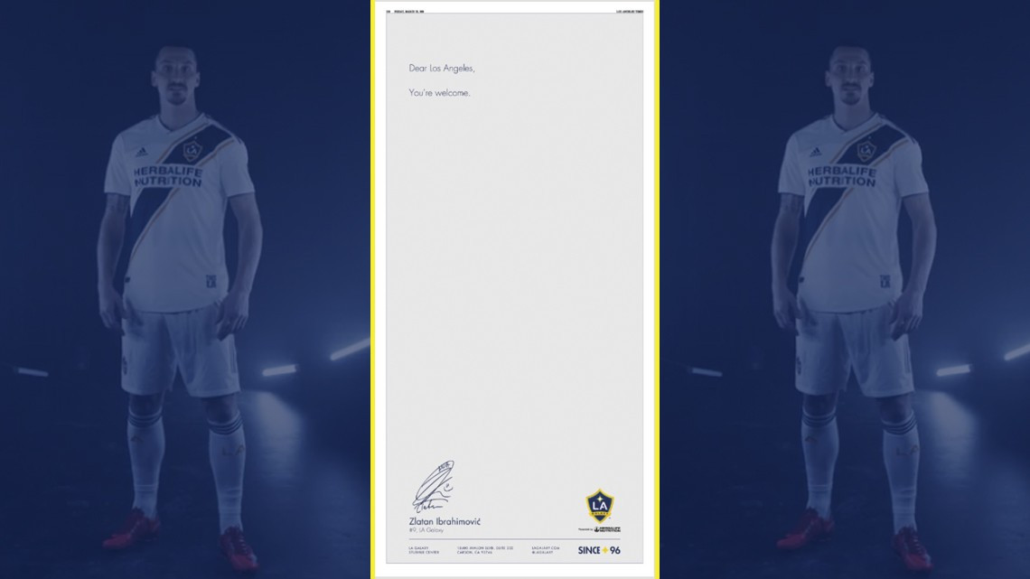 LA Galaxy firma con Zlatan Ibrahimović