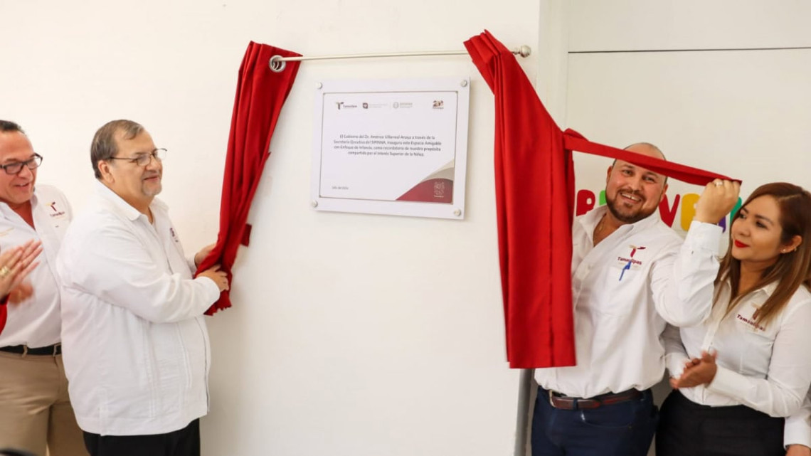 Inaugura SIPINNA y DIF Tamaulipas espacio amigable con enfoque de infancia