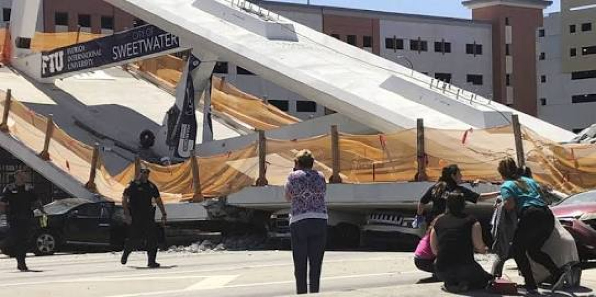 Al menos cuatro muertos y diez heridos tras colapso de puente en Miami