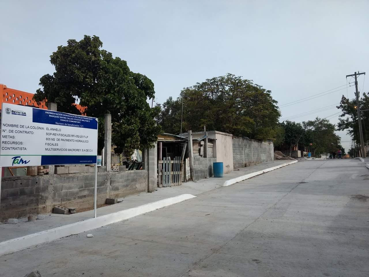 Recibe El Anhelo beneficios del Plan Integral de Obra Pública 2017