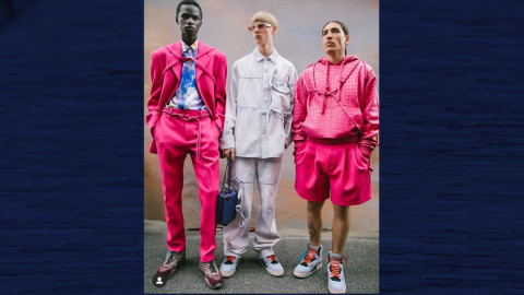 Héctor Bellerín modela en la Paris Fashion Week