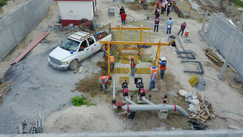 Confirma Carlos Peña Ortiz avance en rehabilitación de Cárcamo 36