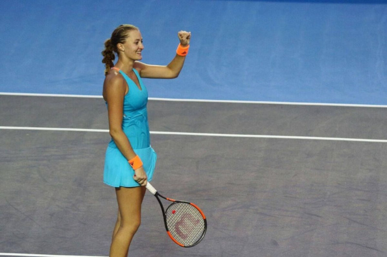 Kristina Mladenovic primera finalista en el Abierto Mexicano de Tenis