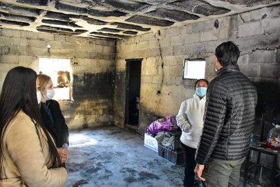 Atiende DIF Reynosa a familia afectada por incendio