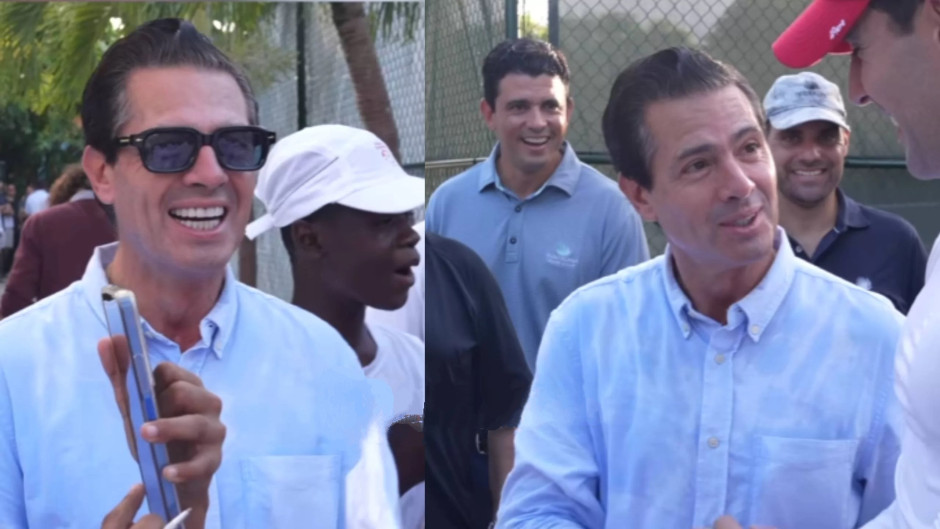 ¡Peña Nieto reaparece! Y es sorprendido con un truco de magia