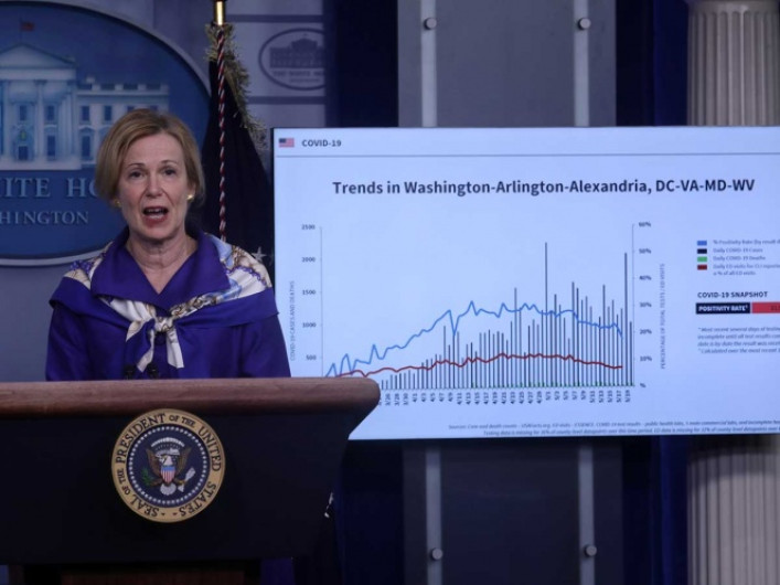 Trump llama  “patética” a Deborah Birx