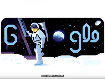 El nuevo doodle de Google recrea el viaje a la Luna