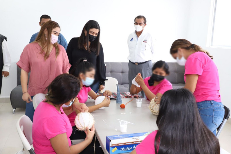 Recorren cámaras empresariales Complejo Asistencial de DIF Reynosa 