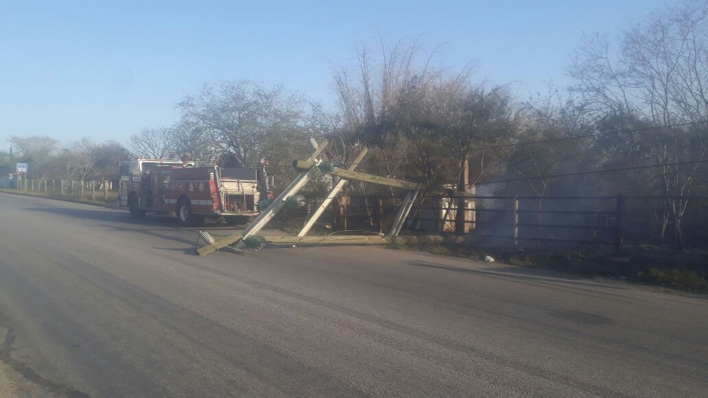 Incendios, caídas de anuncios y árboles, saldo por paso del frente frío número 44
