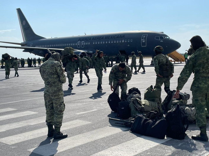 Llegan militares para reforzar seguridad en Reynosa 
