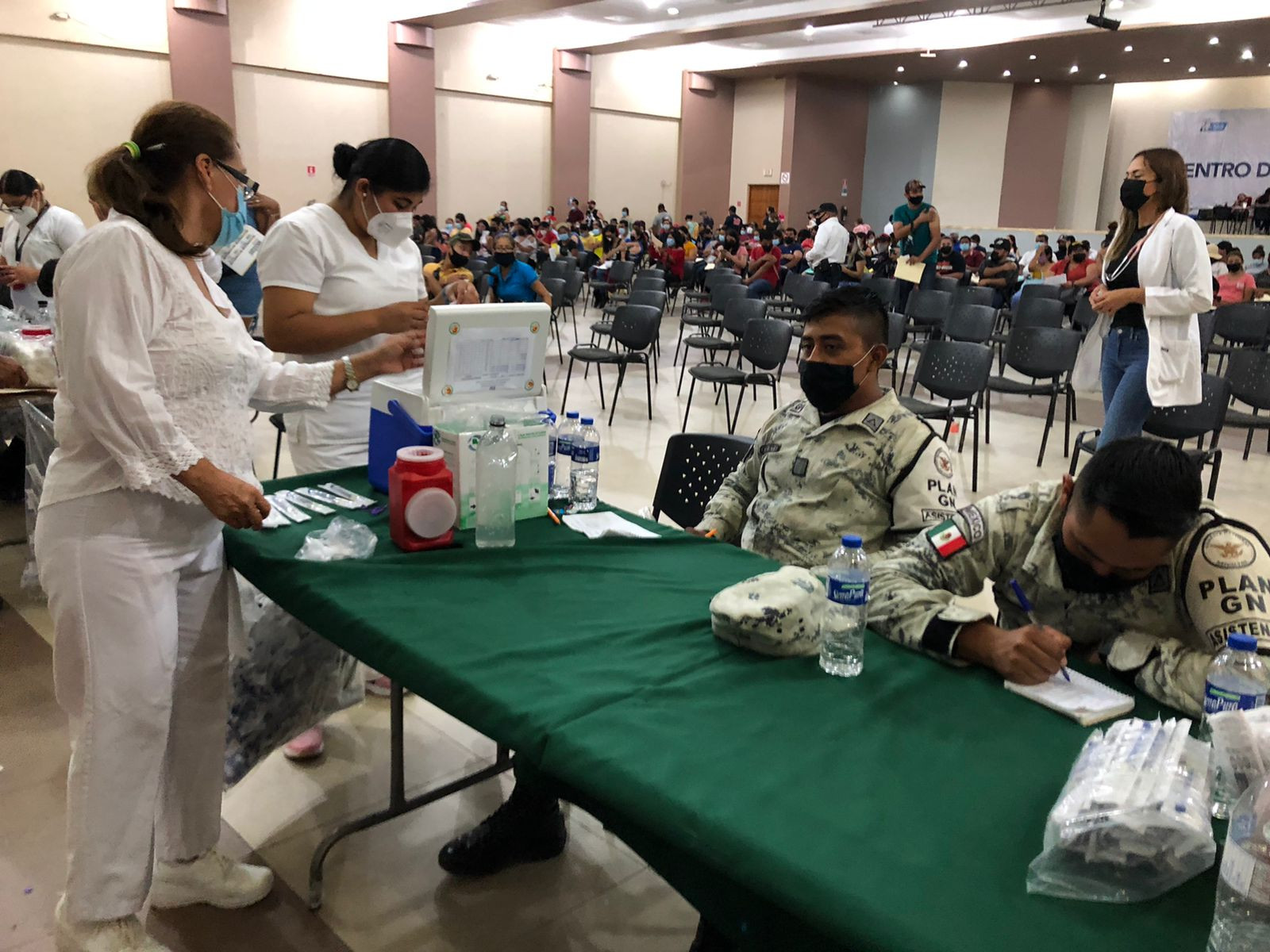 Se aplican en Nvo. Laredo un total de 106 mil 175 dosis de vacunas Covid-19 durante la jornada de vacunación a personas de 18 a 39 años  