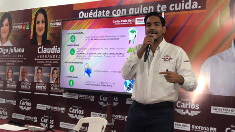 Presenta Carlos Peña segundo eje: infraestructura