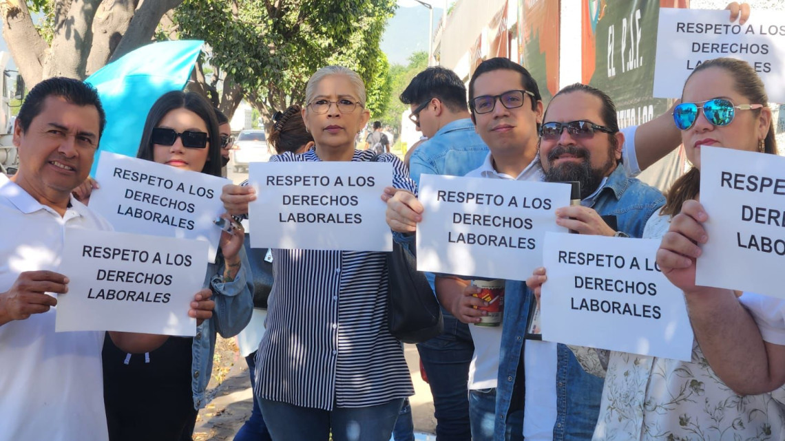 Trabajadores del Poder Judicial de la Federación en Victoria para labores