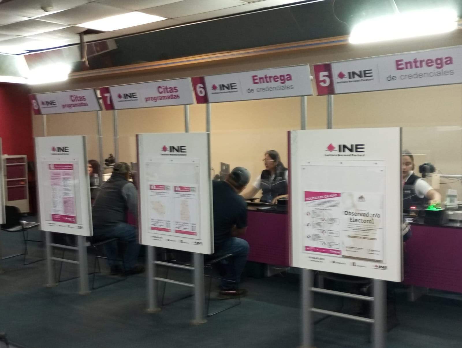 Abrirán módulos del INE sábado y domingo para entrega de credenciales