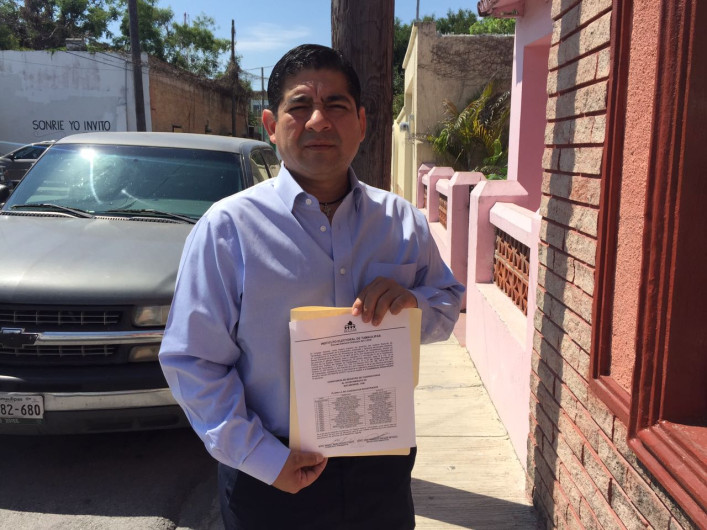 Recibe Humberto Rangel constancia del IETAM 