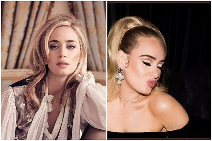 ¿Emily Blunt o Adele? Redes sociales las confunden