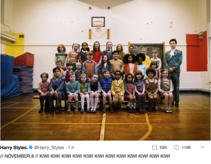 Harry Styles anuncia el estreno del video oficial de Kiwi