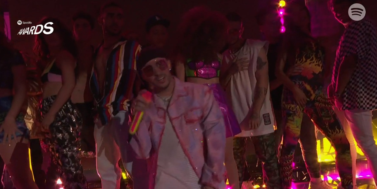 Bad Bunny arrasa en los Spotify Awards