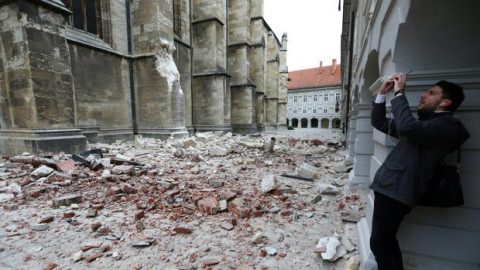 1 muerto tras sismo de 5.3 en Croacia