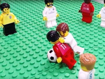 Recrean final de la Champions en LEGO