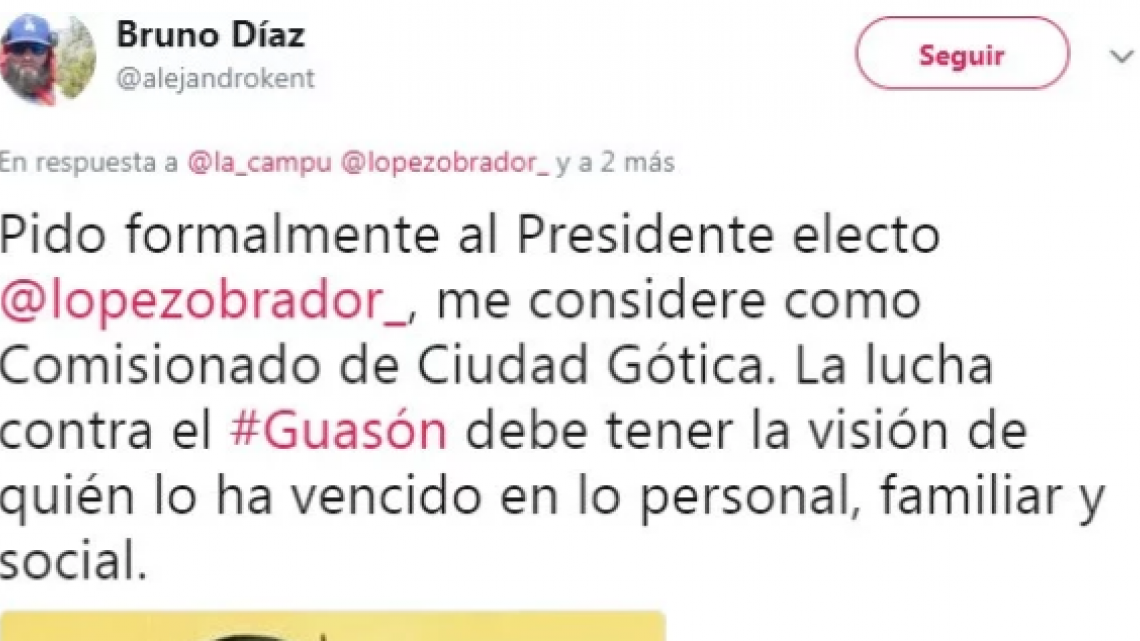 Carmen Campuzano: "#PidoFormalmenteAlPresidenteElecto"