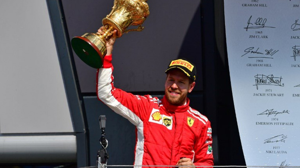 Vettel se lleva el GP de Gran Bretaña