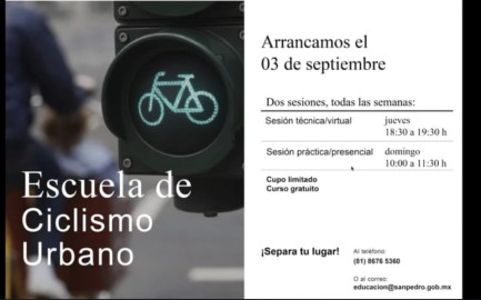 Anuncian escuela de ciclismo urbano en San Pedro