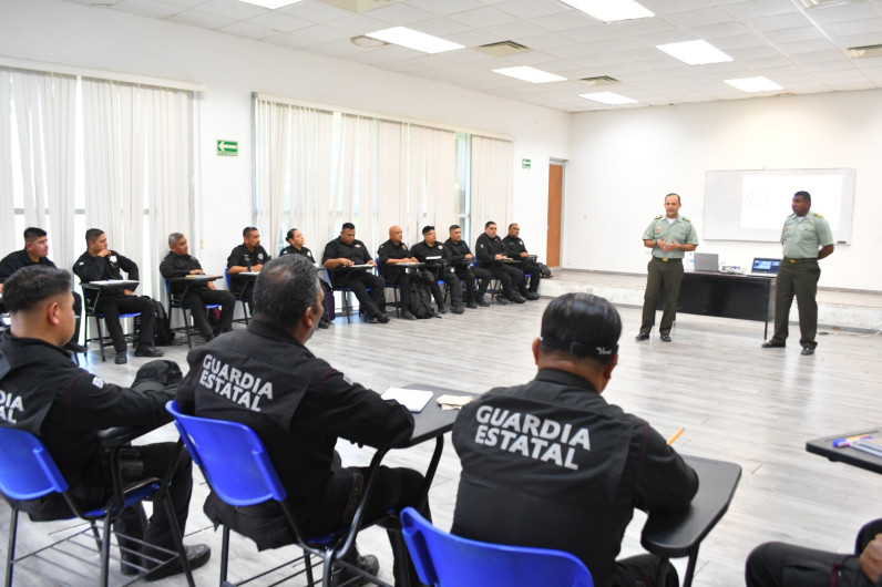 Policía Nacional de Colombia inicia capacitación a personal de la Guardia Estatal 