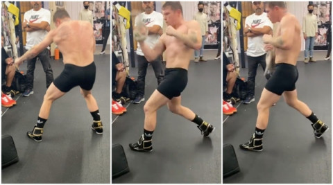‘Canelo’ enseña a Andy Ruiz cómo noquear a los rivales
