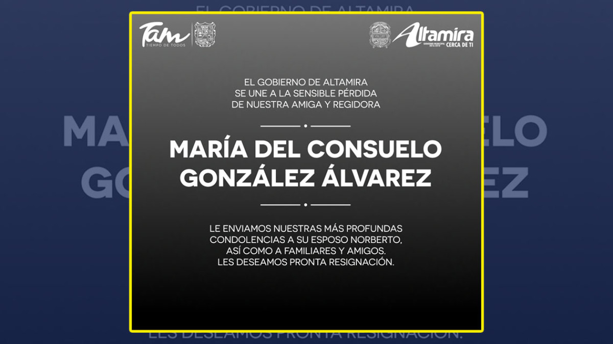 Fallece regidora de Altamira