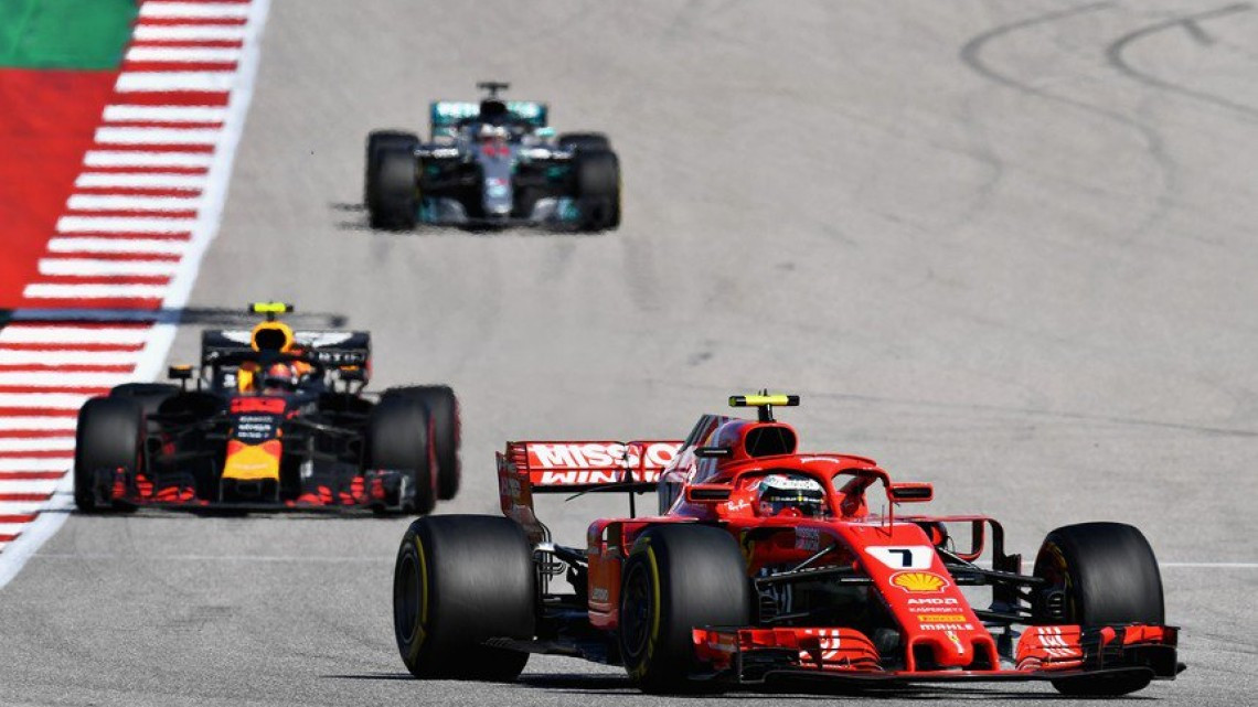 Kimi Raikkonen se lleva el GP de EU, Checo Pérez termina en décima posición