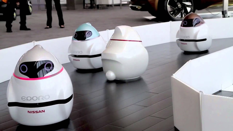 Robot de Nissan emula vehículos autónomos