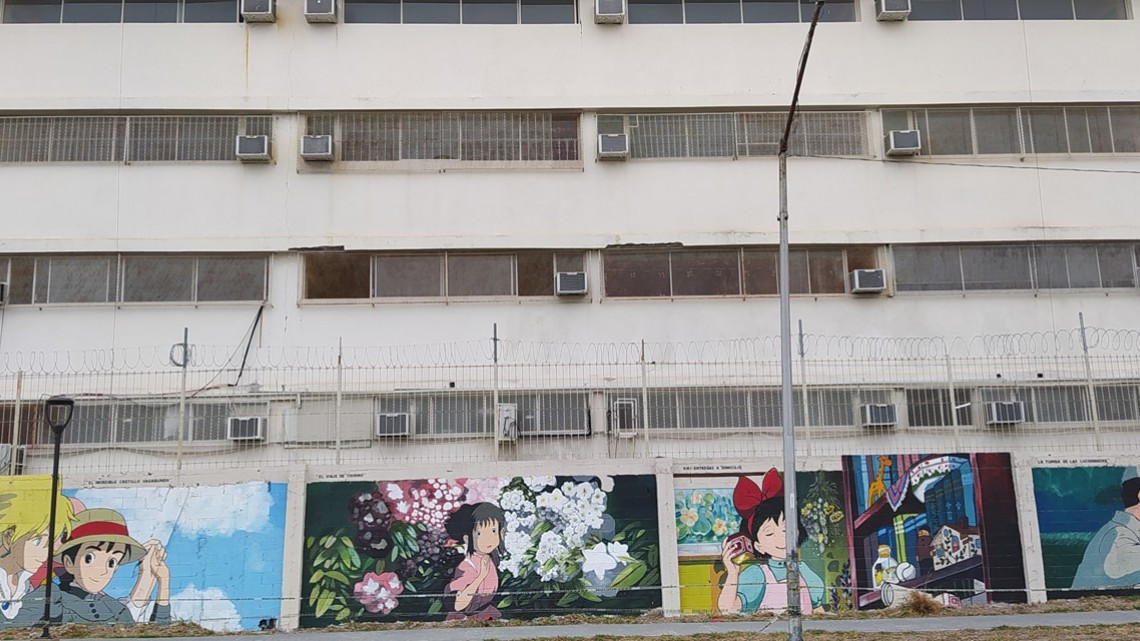 San Nicolás es pintado con imágenes de Studio Ghibli