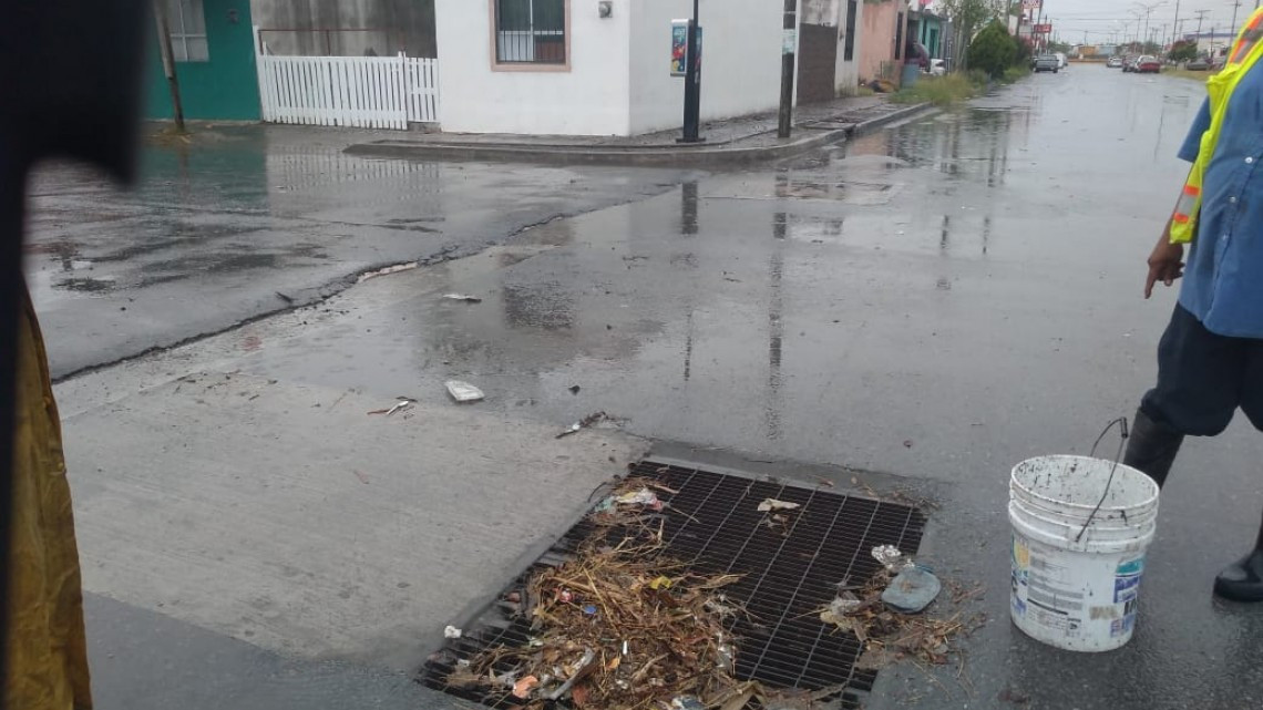 Se registra una pulgada y media de lluvia en Matamoros