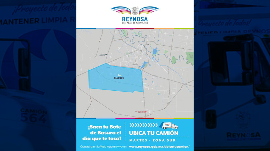 Recolección de basura en el sector Sur de la ciudad